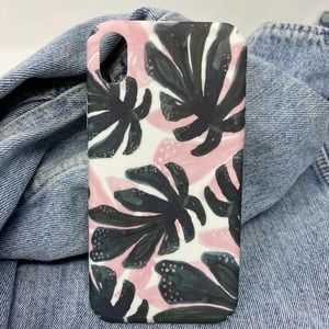 iPhone XS Max Case Pink Green Tropical